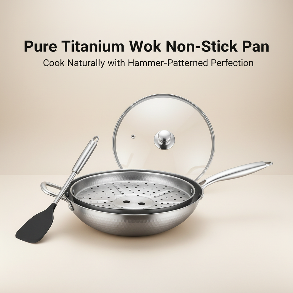 PureTitan Multipot Wok Steamer Set