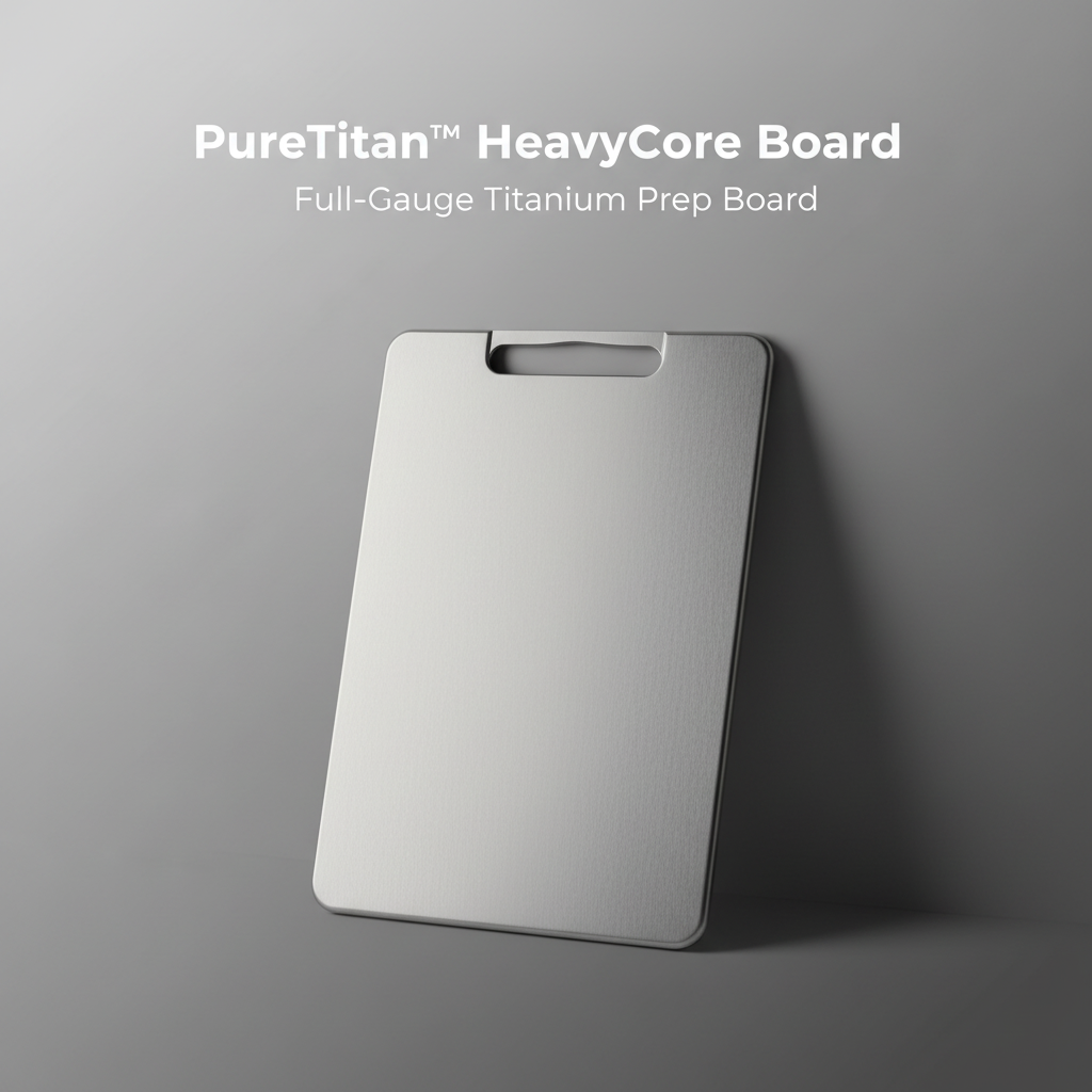 PureTitan™ HeavyCore Board – Full-Gauge Titanium Prep Board